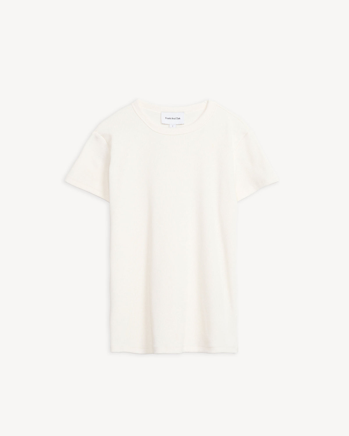 RIB KNIT TEE