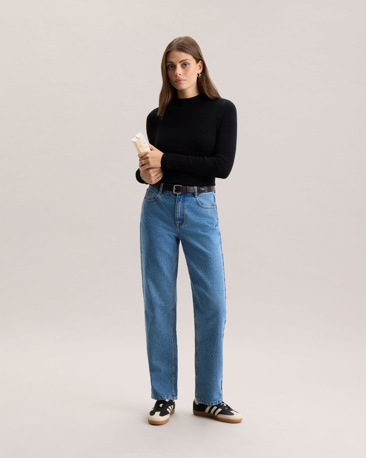 MERINO MOCK NECK SWEATER