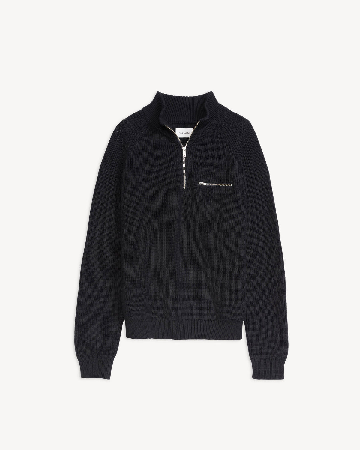 ESSENTIAL QUARTER-ZIP SWEATER